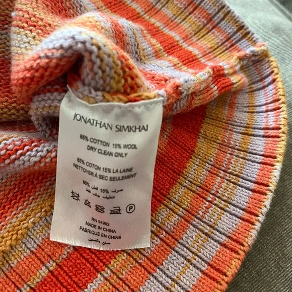 Jonathan Simkhai Space Dye Matching Set (Knit Tank Wrap Raelle Skirt) - Picture 5 of 11